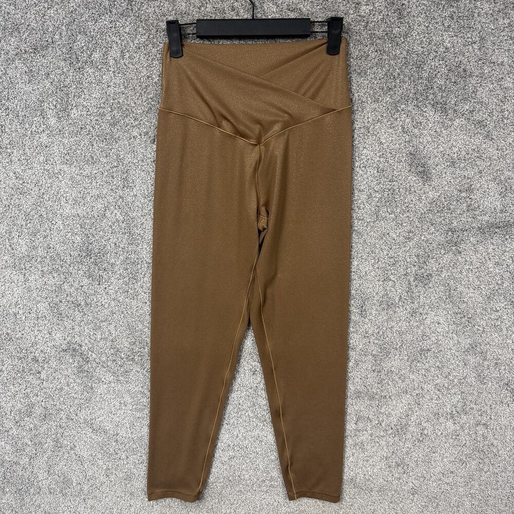 OFFLINE By Aerie Leggings Womens L 24x26 Gold Real Me 7/8 High Rise Yoga Gym